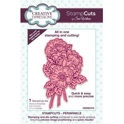 Creative Expressions Stamp And Cuts - Periwinkle