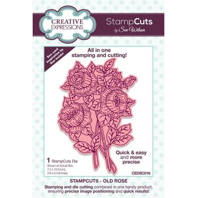 Creative Expressions Stamp And Cuts - Old Rose