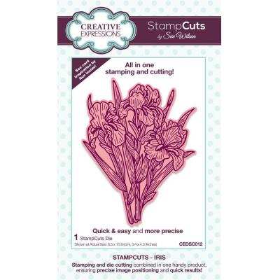 Creative Expressions Stamp And Cuts - Iris