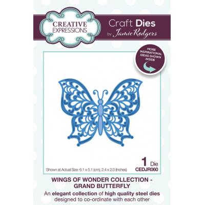 Creative Expressions Jamie Rodgers Craft Die - Wings Of Wonder Grand Butterfly