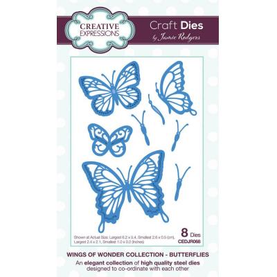 Creative Expressions Jamie Rodgers Wings Of Wonder Craft Dies - Butterflies