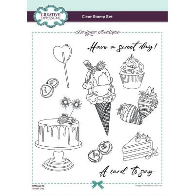 Creative Expressions Designer Boutique Clear Stamps - Sweet Day
