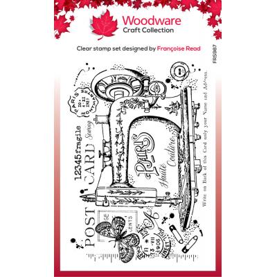Creative Expressions Woodware Craft Collection Clear Stamp - Machine