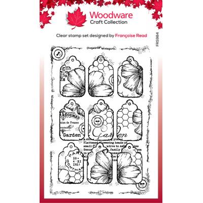 Creative Expressions Woodware Craft Collection Clear Stamp - Nine Tags