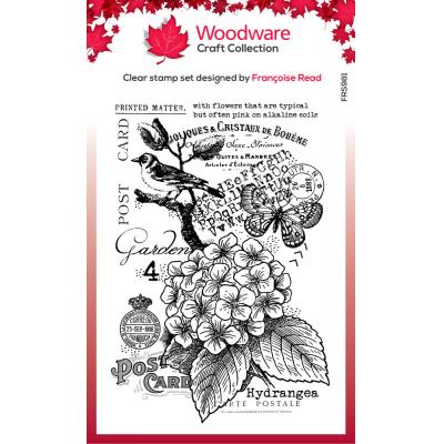 Creative Expressions Woodware Craft Collection Clear Stamp - Hydrangea