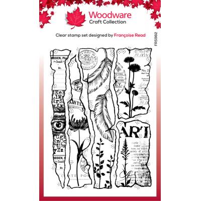 Creative Expressions Woodware Craft Collection Clear Stamps - Fragments