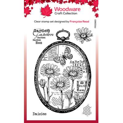 Creative Expressions Woodware Craft Collection Clear Stamps - Daisy Frame