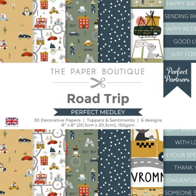 The Paper Boutique Perfect Partners Road Trip Designpapiere - Decorative Papers