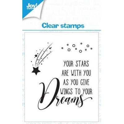 Joy!Crafts KreativDsein Design Clear Stamps - Stars Text - Dreams