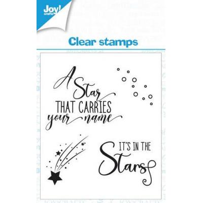 Joy!Crafts KreativDsein Design Clear Stamps - Stars Text - It's In The Stars