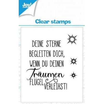 Joy!Crafts KreativDsein Design deutsch Clear Stamps - Sterne Text - Deine Sterne begleiten dich