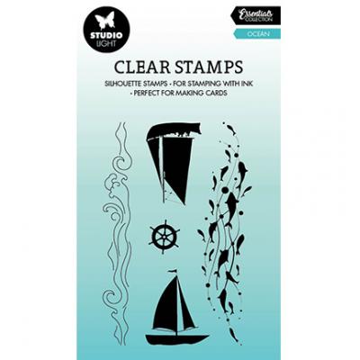 StudioLight Silhouette Essentials Nr.433 Clear Stamps -  Ocean