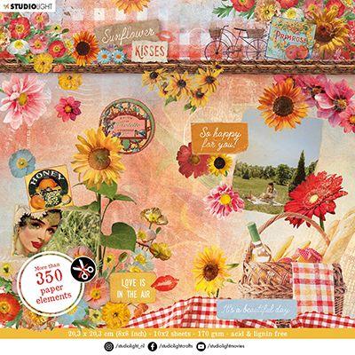 StudioLight Sunflower Kisses Nr.46 Die Cuts - Paper Elements