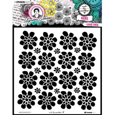 StudioLight Art By Marlene Signature Collection Nr.210 Stencil - Flower Power