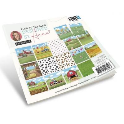 Find It Trading Amy Design Designed By Anna On The Farm Designpapiere - Paper Pack