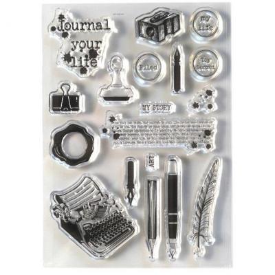 Elizabeth Craft Designs Clear Stamps - Journal Your Life