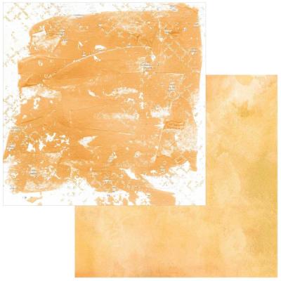 49 And Market Spectrum Gardenia Designpapier - Solid Orange