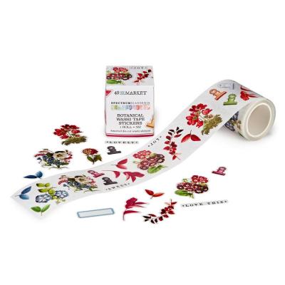 49 And Market Spectrum Gardenia Washi Tape - Botanical