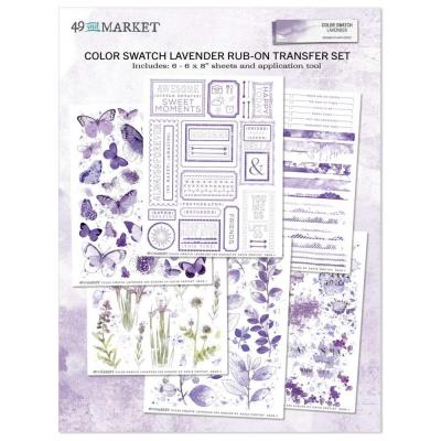 49 And Market Color Swatch Lavender Sticker - Rub-Ons