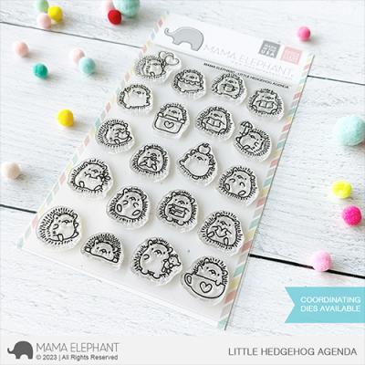 Mama Elephant Clear Stamps - Little Hedgehog Agenda