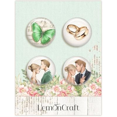 LemonCraft Greenery Embellishments - Buttons