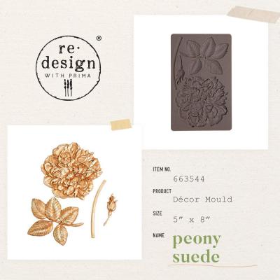 Prima Marketing Re-Design Mould - Peony Suede