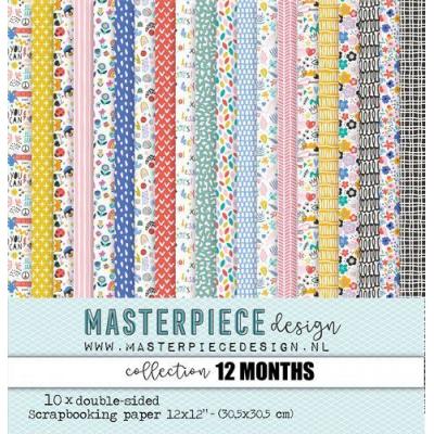 Masterpiece Design 12 Months Designpapiere - Paper Pad