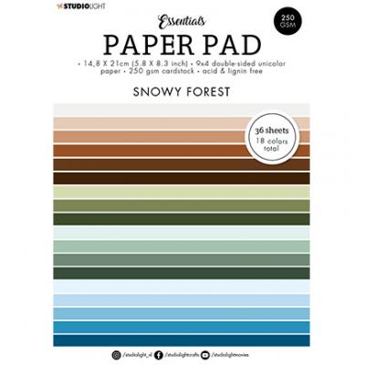 StudioLight Essentials Papier Blocks - Snowy Forest