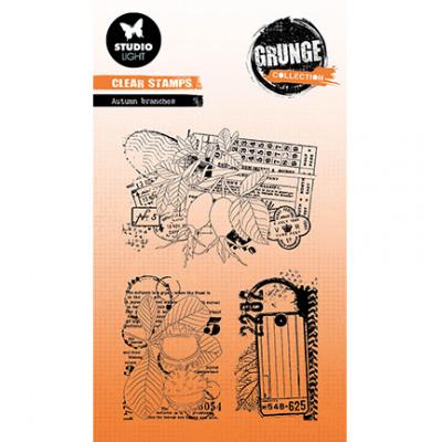 StudioLight Grunge Collection Clear Stamps - Autumn Branches