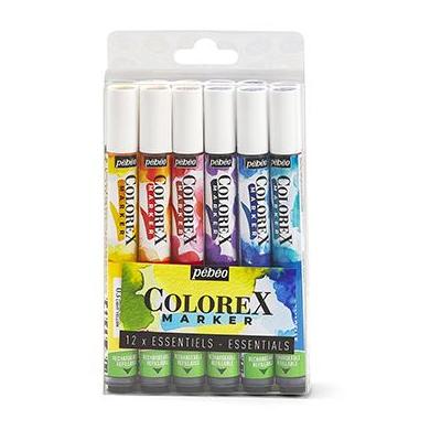 Pebeo Aquarellfarben - Colorex Set Markers Essentials