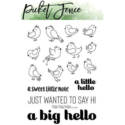 Picket Fence Studios Clear Stamps - Tweet Tweet Friends