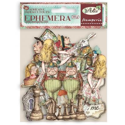 Stamperia Alice Die Cuts - Ephemera