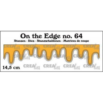 Crealies On The Edge CLOTE64 Stanzschablone - Tropfender Honig & Zuckerguss