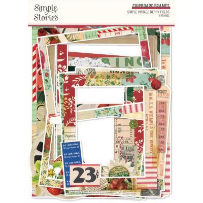 Simple Stories Vintage Berry Fields Die Cuts - Chipboard Frames