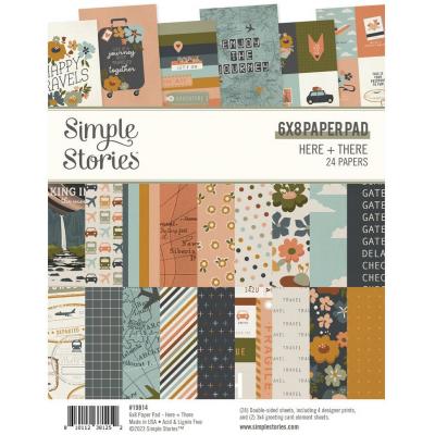 Simple Stories Here+There Designpapiere - Paper Pad