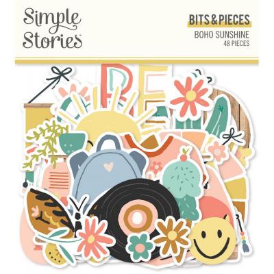 Simple Stories Boho Sunshine Die Cuts - Bits & Pieces