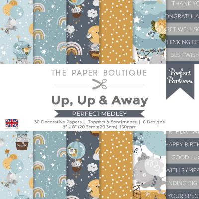 The Paper Boutique  Up, Up & Away Designpapiere - Decorative Papers
