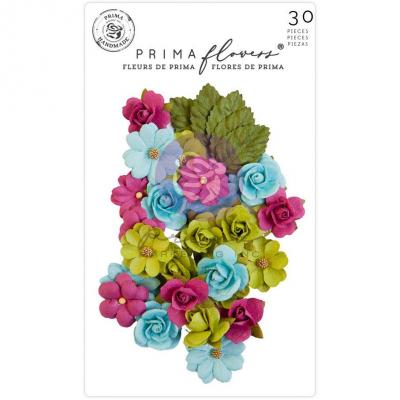 Prima Marketing Postcards From Paradise Papierblumen - Aloha