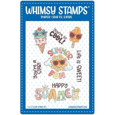 Whimsy Stamps Krista Heij-Barber Clear Stamps - Sweet Summer Fun