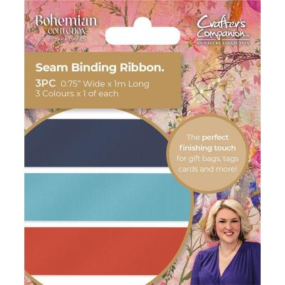 Crafters Companion Bohemian Band - Seam Binding Ribbon