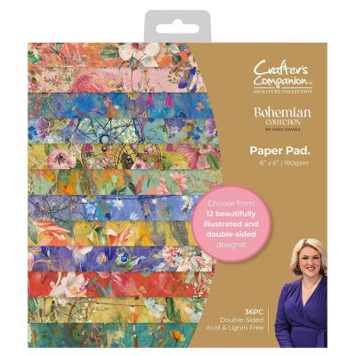 Crafters Companion Bohemian Designpapiere - Paper Pad