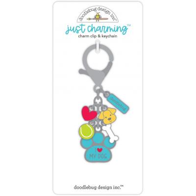 Doodlebug Design Doggone Cute Charms -  I Love My Dog Just