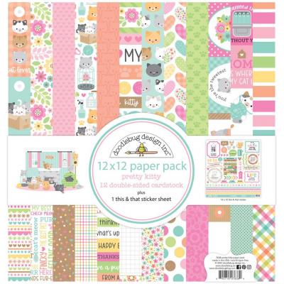 Doodlebug Design Pretty Kitty Designpapiere - Paper Pack