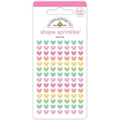 Doodlebug Design Pretty Kitty Sticker - Love You