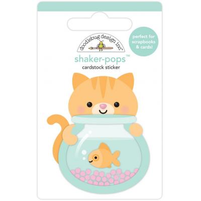 Doodlebug Design Pretty Kitty Sticker - Curious Kitty