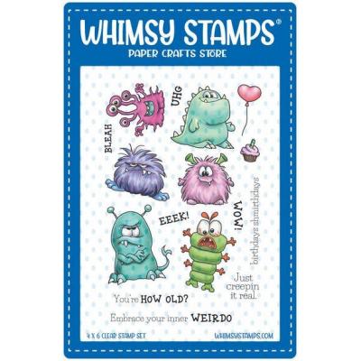 Whimsy Stamps Crissy Armstrong Clear Stamps - Monster Daze