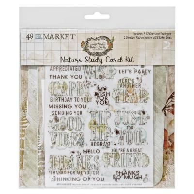 49 and Market Vintage Artistry Nature Study - Card Kit