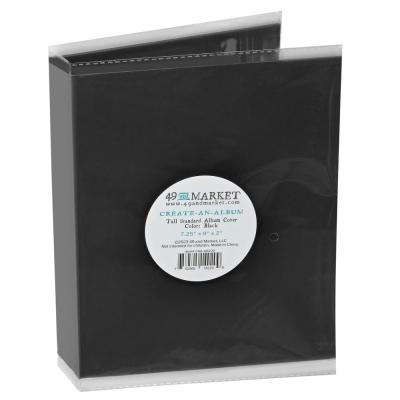 49 and Market Create-an-Album - Tall Standard Album Cover Black