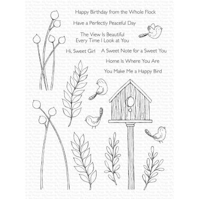 My Favorite Things Clear Stamps - Peaceful Birds