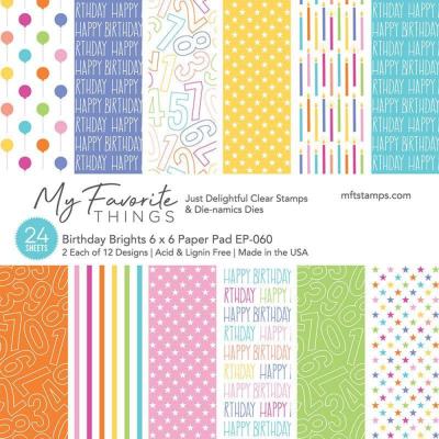 My Favorite Things Birthday Brights Designpapiere - Paper Pad